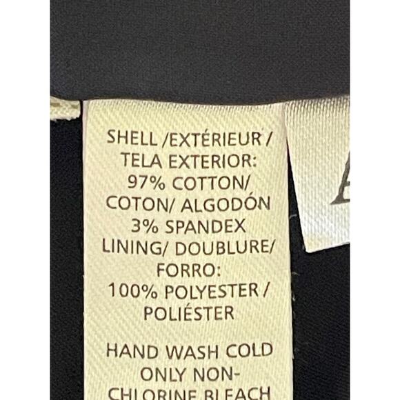 Ann Taylor Loft Black and Tan/Beige/Khaki Striped Skirt Size 6 - Picture 3 of 7